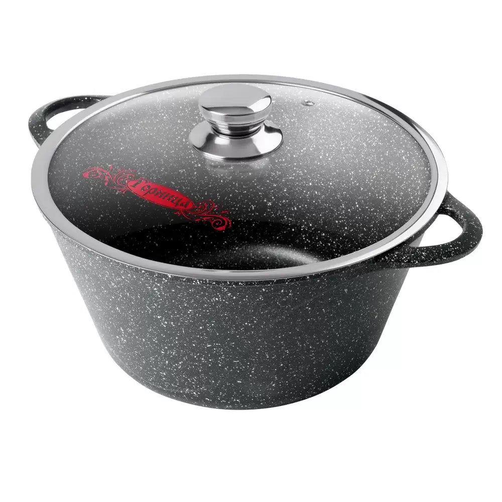 Gornitsa kostryulkalari 3 l, qopqoqli, "Granit" seriyali k2433ag