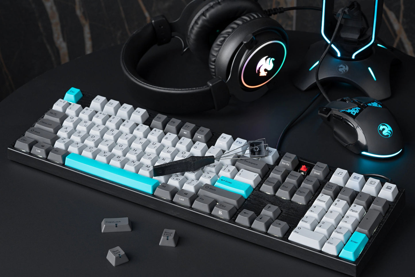Varmilo MA108M V2 Moonlight, EC Daisy V2, RU klaviaturasi