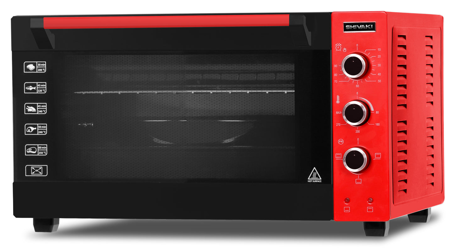 SHIVAKI MD-4218 mini pechlari qizil / qora / qizil (ekon)
