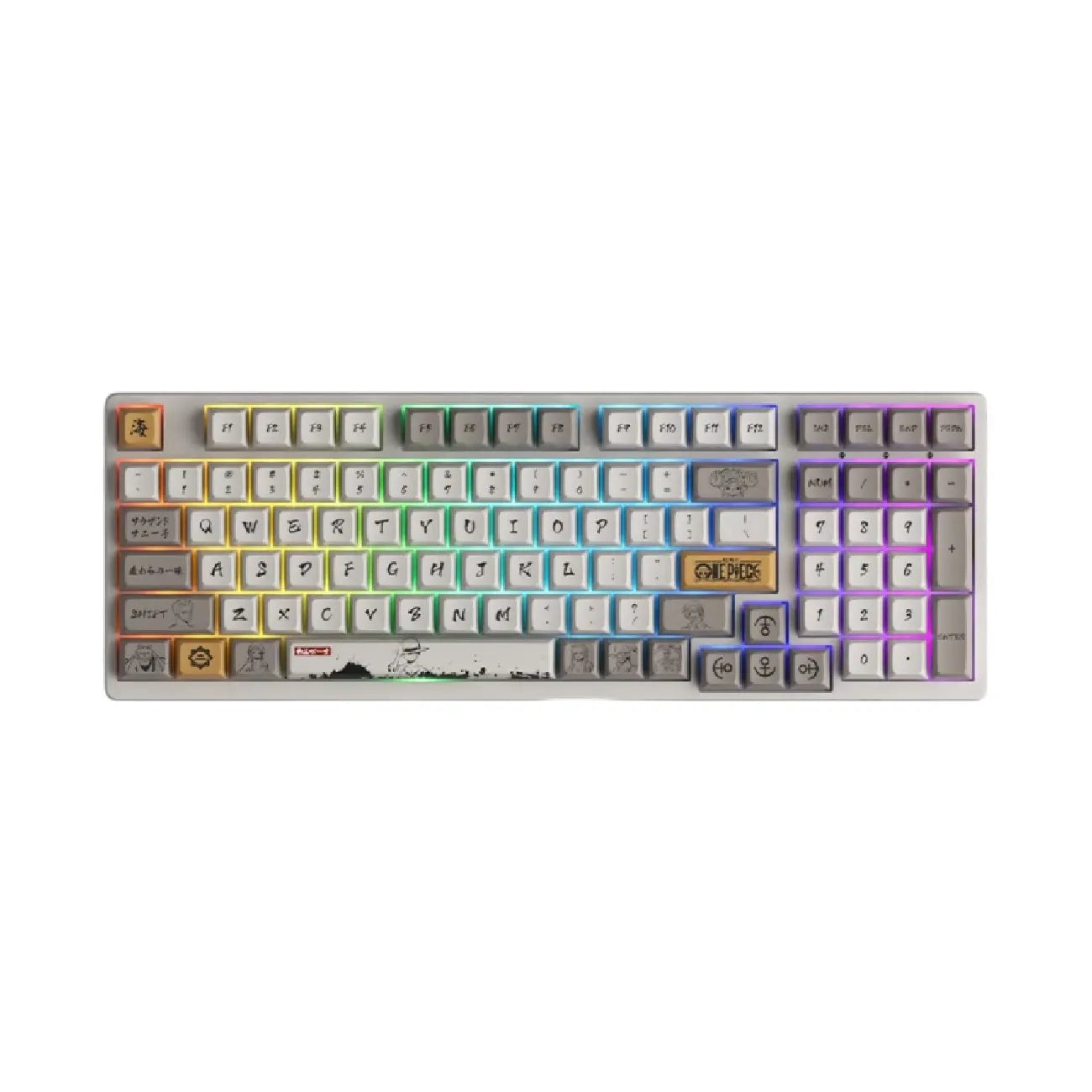 Klaviatura Akko 3098S RGB CS Starfish RGB Patrick, One piece va Sponge Bob