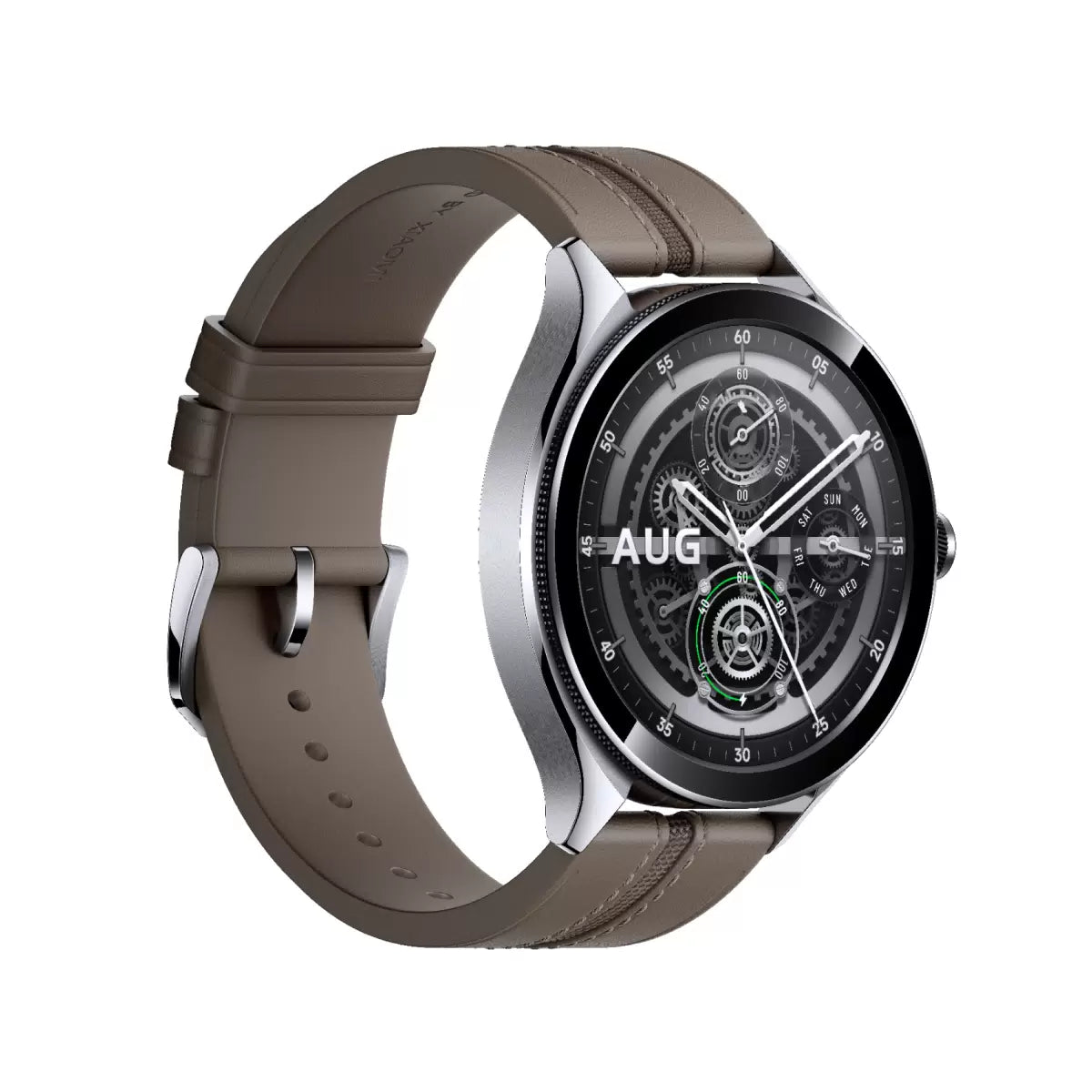 Jigarrang charm tasmali 2 Pro - Bluetooth kumush korpusini tomosha qiling