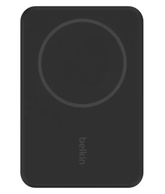 Power Bank Belkin Magnetic Wireless 5000 + stand qora portativ akkumulyatori
