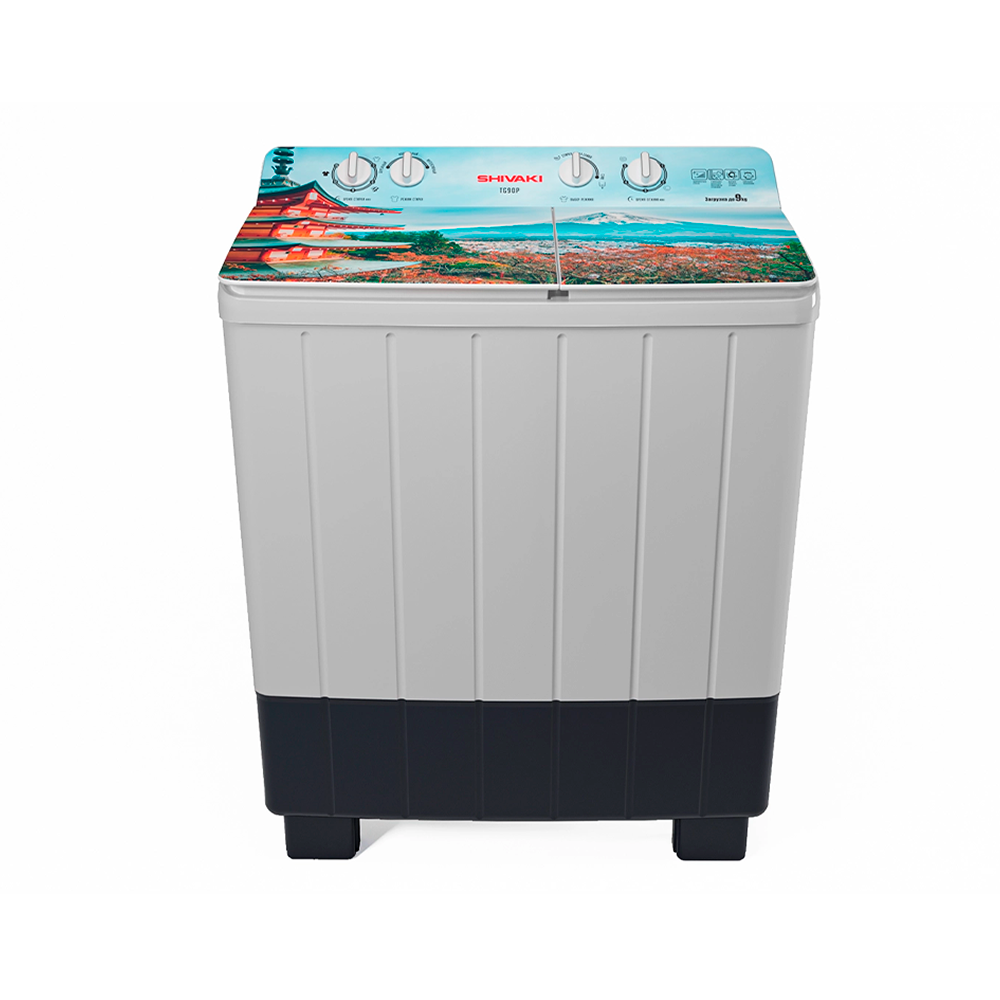 Kir yuvish mashinasi yarim avtomatik Shivaki TG90P Nature 01, 9 kg