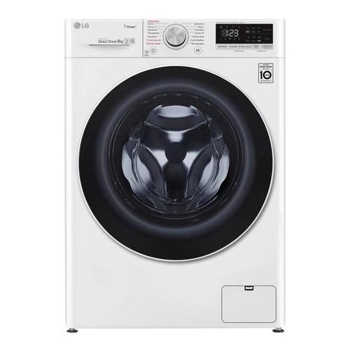 Kir yuvish mashinasi LG F4V5VS0W, AI DD texnologiyasi bilan, 9 kg