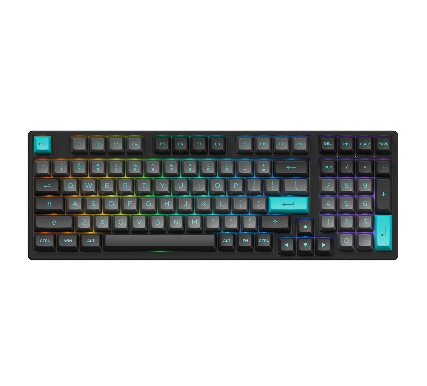 Akko 3098B CS Jelly White RGB o‘yin mexanik klaviaturalari