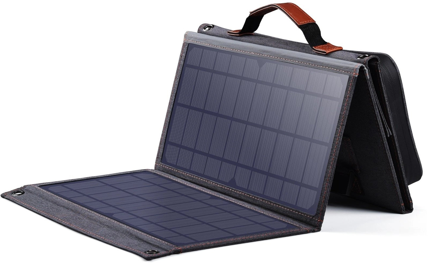 2E portativ quyosh panelli zaryadlovchisi, 36 Vt, USB-C/USB-A