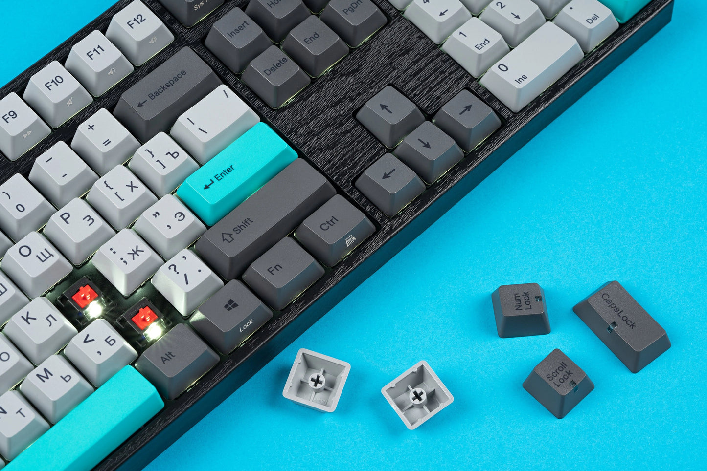 Varmilo MA108M V2 Moonlight, EC Daisy V2, RU klaviaturasi