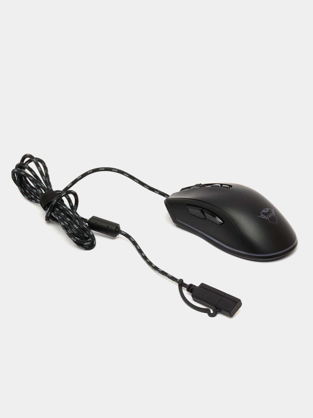 Simli sichqoncha Trust GXT 900 Qudos RGB Gaming RGB, qora,