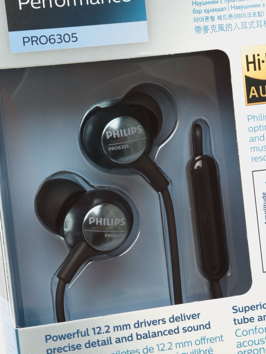 Quloqchinlar Philips Performance PRO6305 In-ear Hi-Res Mic Black