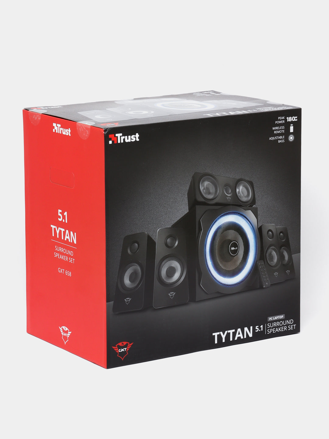 Akustik tizimi Trust 5.1 GXT 658 Tytan Surround Speaker System Black