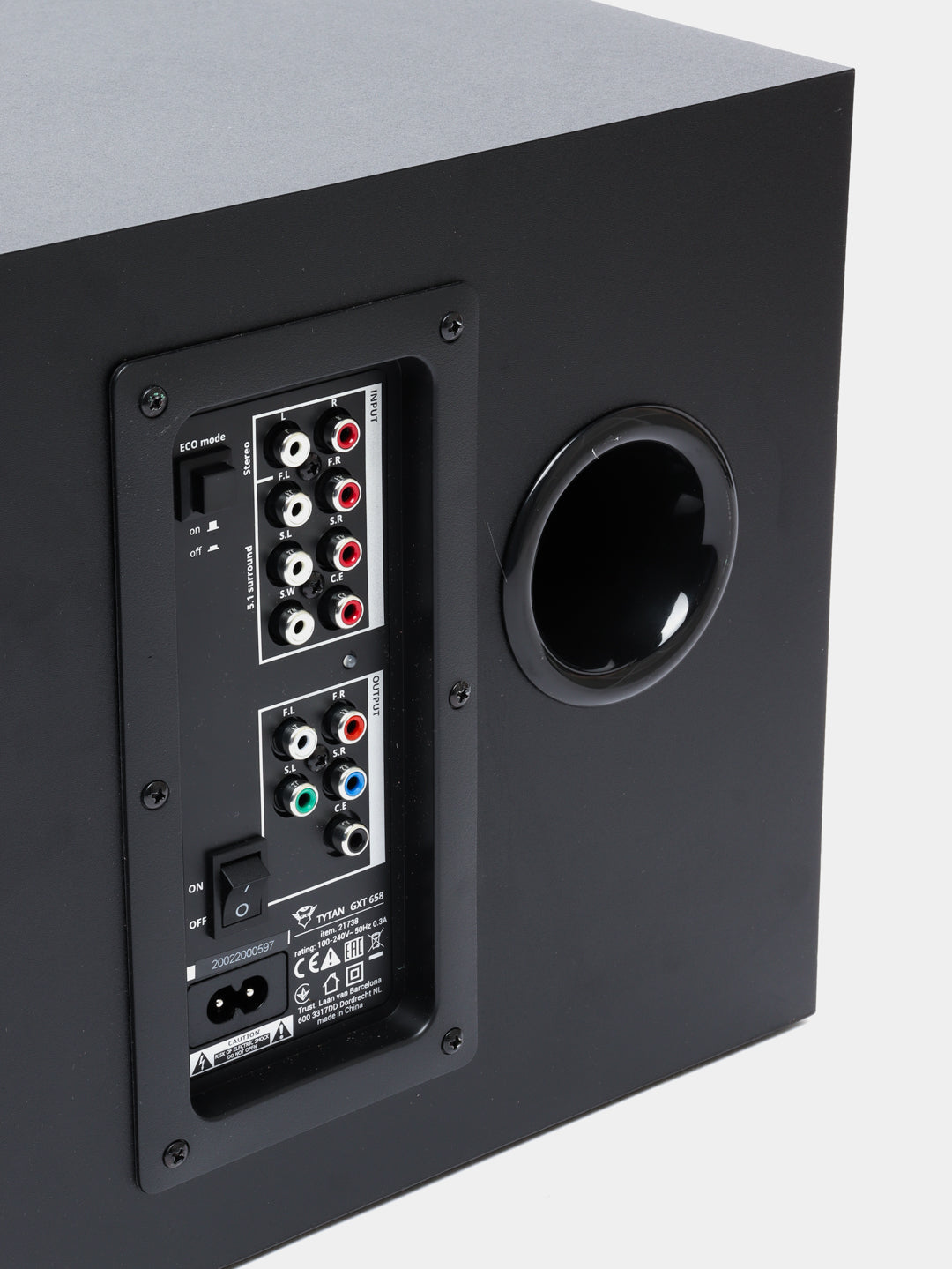 Akustik tizimi Trust 5.1 GXT 658 Tytan Surround Speaker System Black