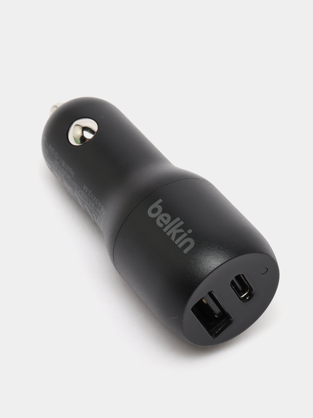 Avtomobilda zaryadlovchi vosita Belkin Car Charger 18 Vt, qora