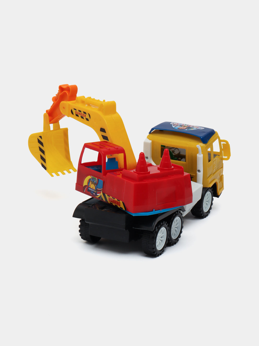 Bolalar o'yinchoq mashinasi Kamaz ekskavator