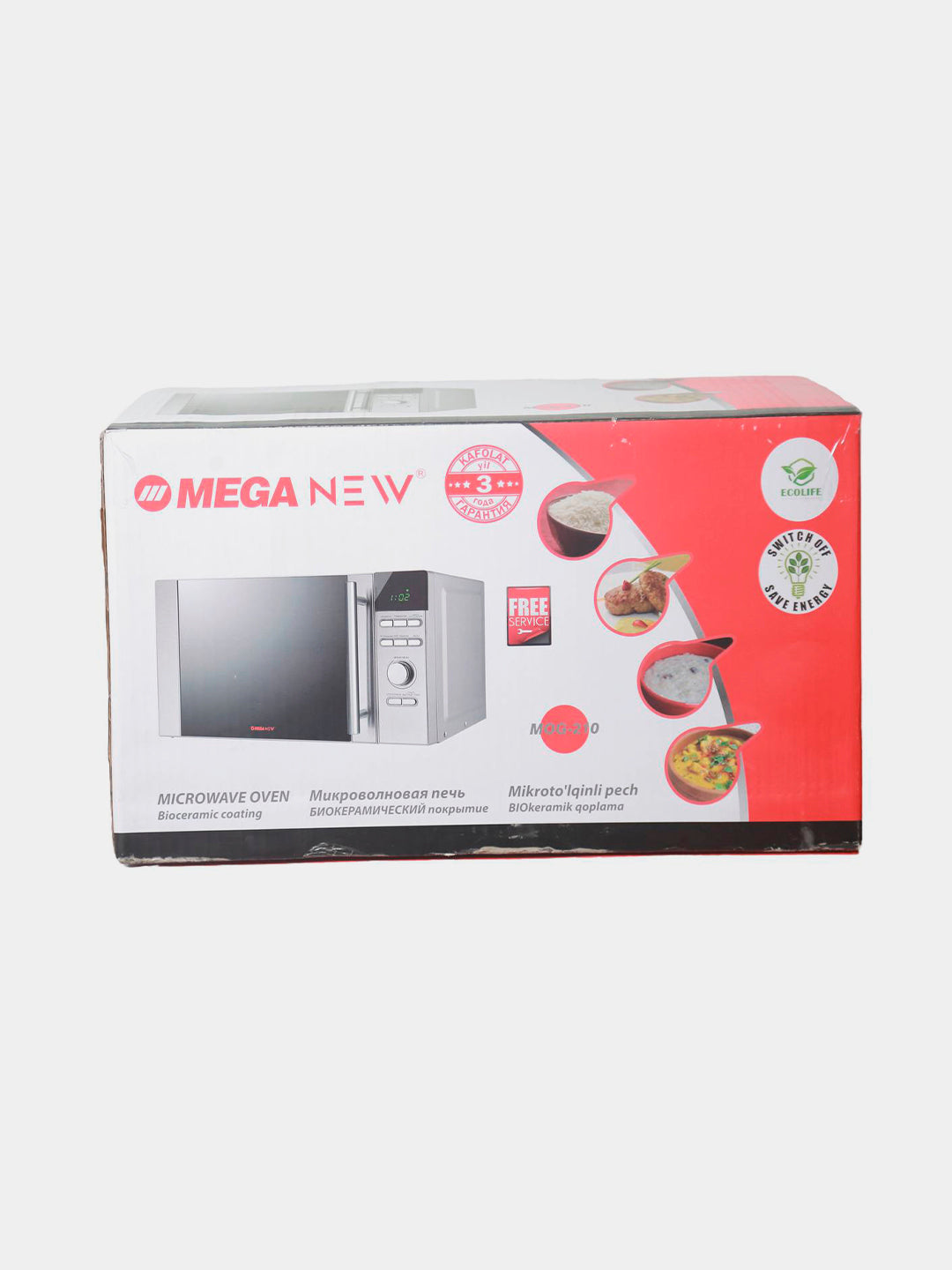 Mikroto'lqinli pech MEGA MOG-210