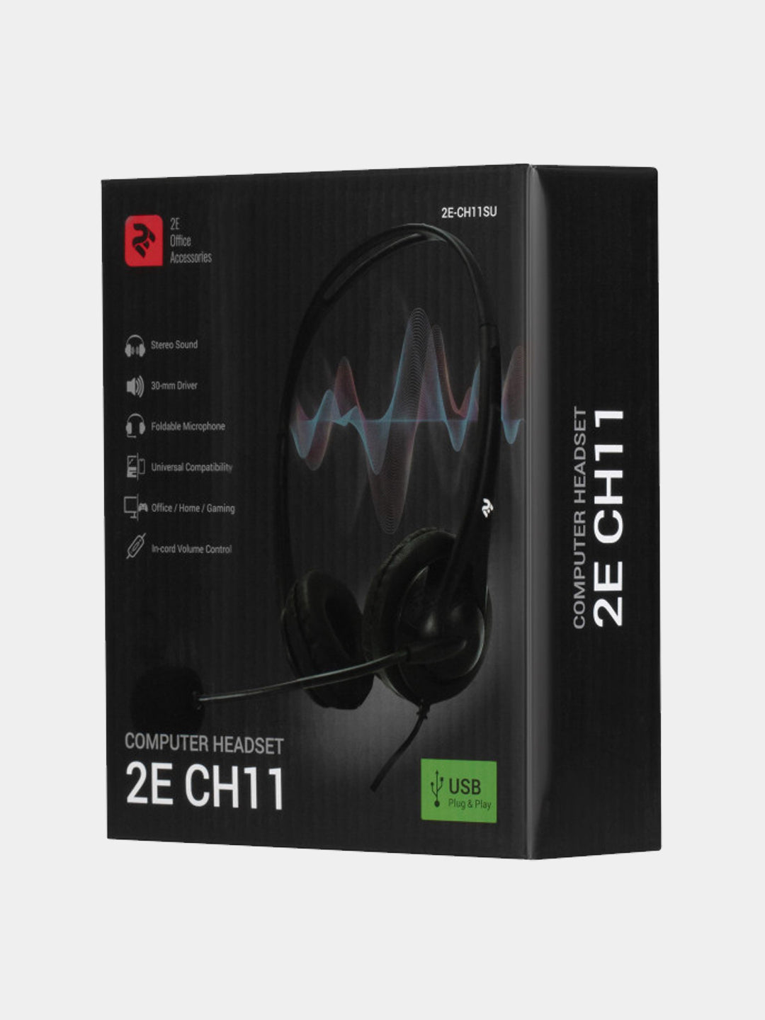 Kompyuter uchun quloqchinlar 2E CH11 On-Ear USB