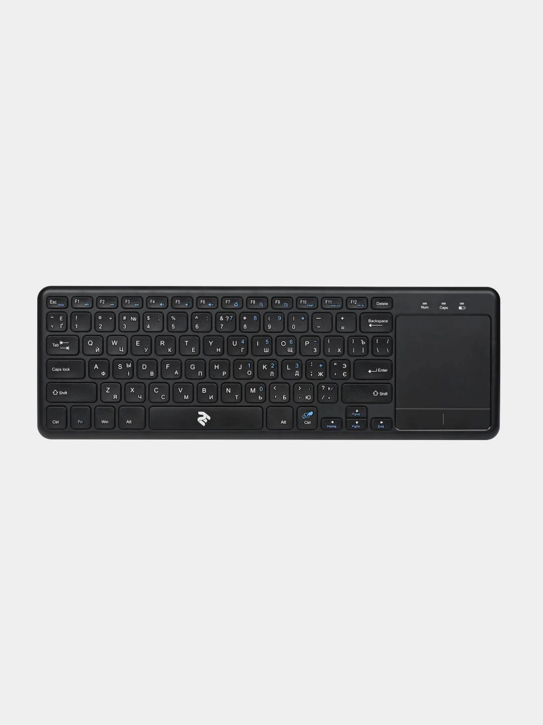 Klaviatura 2E Touch Keyboard KT100 WL BLACK 2E-KT100WB