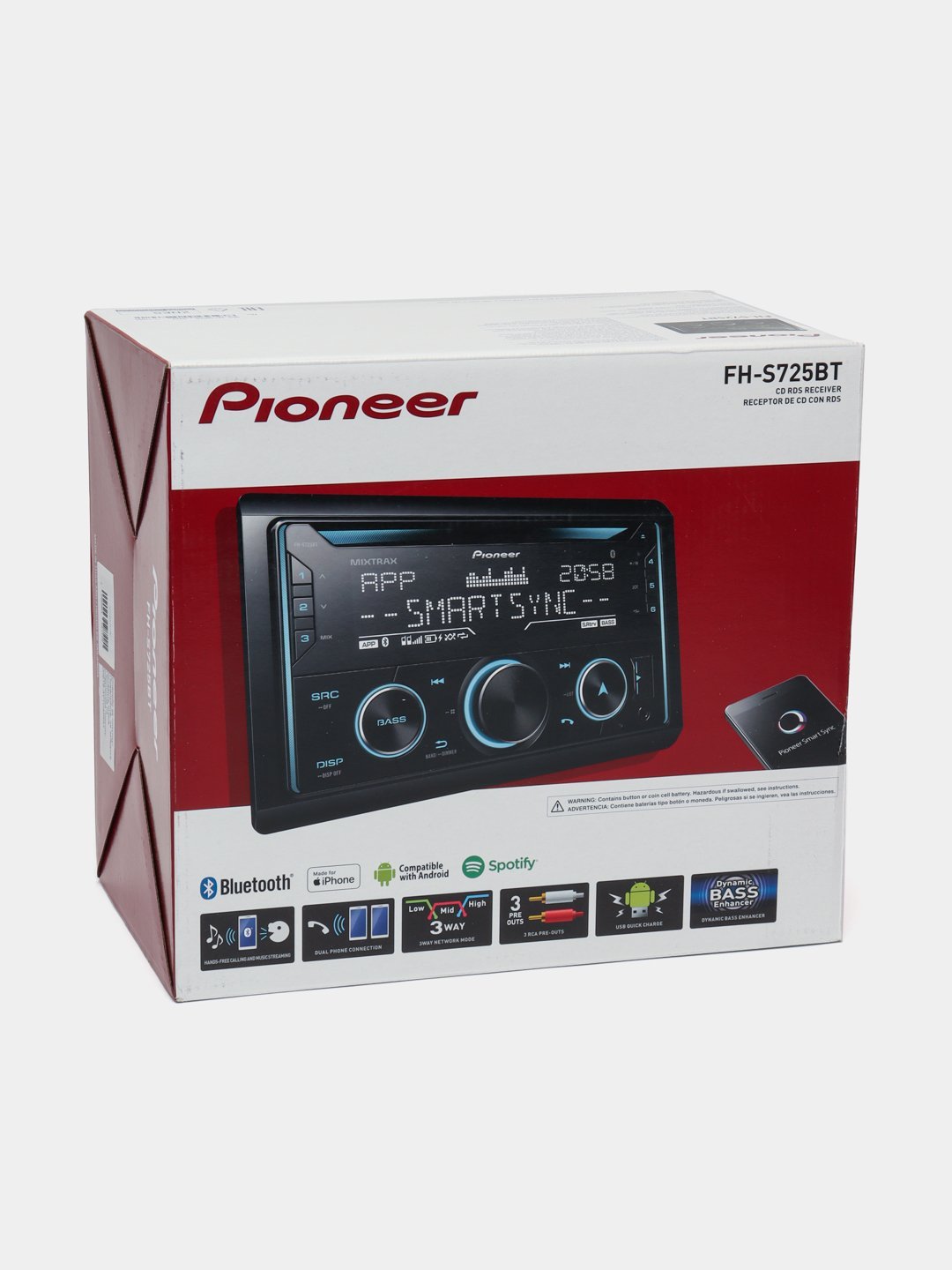 Avtomagnitola Pioneer FH-S725BT, Bluetooth texnologiyasi bilan