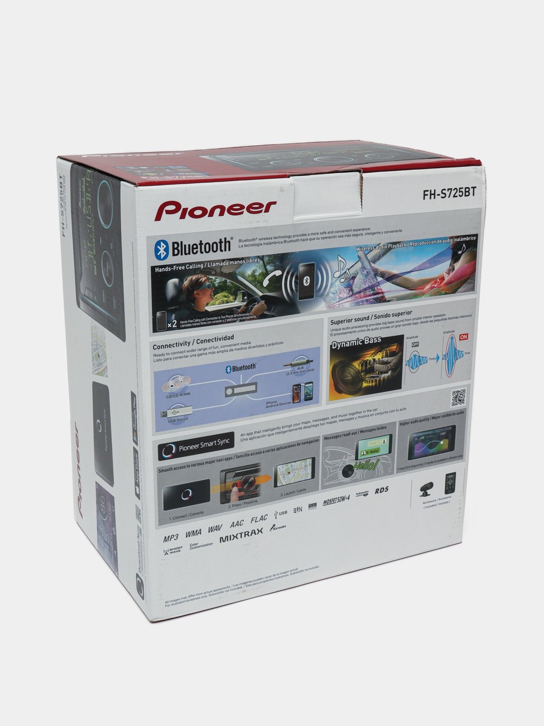 Avtomagnitola Pioneer FH-S725BT, Bluetooth texnologiyasi bilan