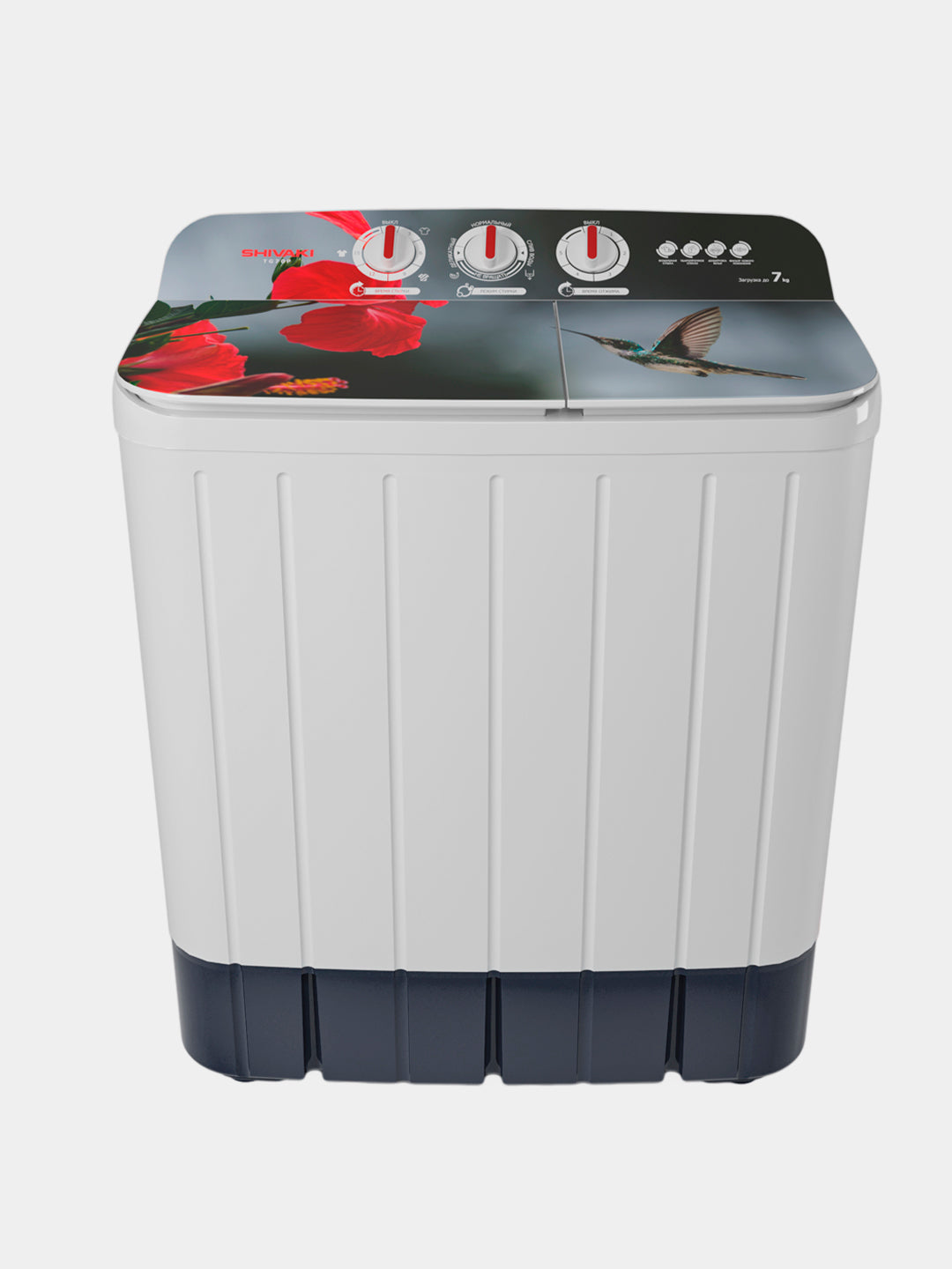 Kir yuvish mashinasi yarim avtomatik Shivaki TG70P Nature 01, 7 kg