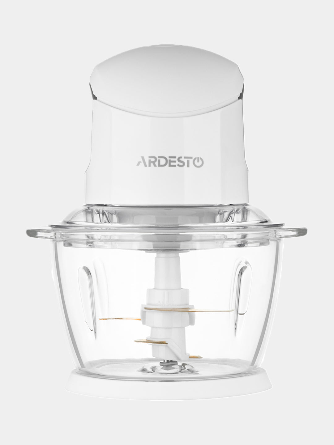 Maydalagich Ardesto CHK-4001BR - 400Vt, 1 litr, soft touch qoplamasi, kumush - qora