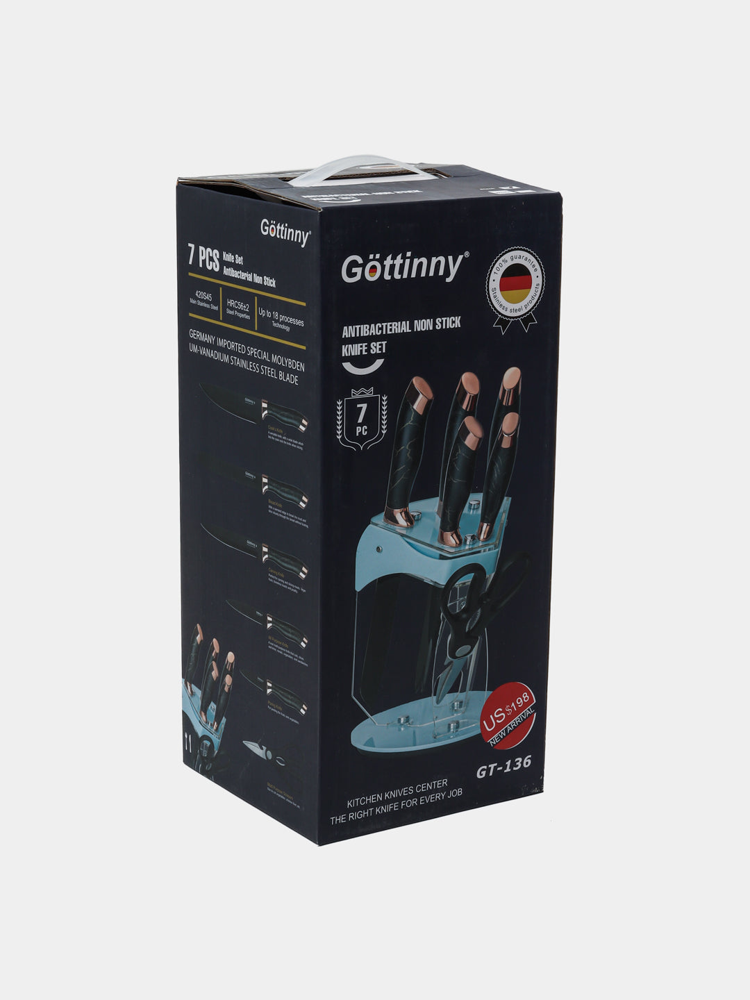 Oshxona pichoqlari to'plami Gottinny GT-136, 7 dona