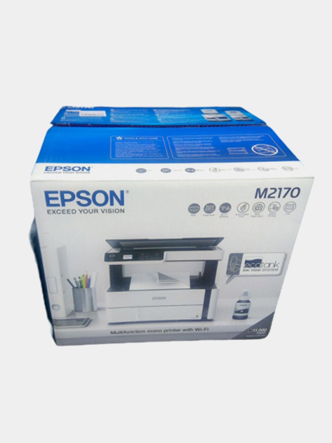 Printer Epson M2170, MFU, inkjet, A4 formatda, oq-qora, 3 tasi 1 da