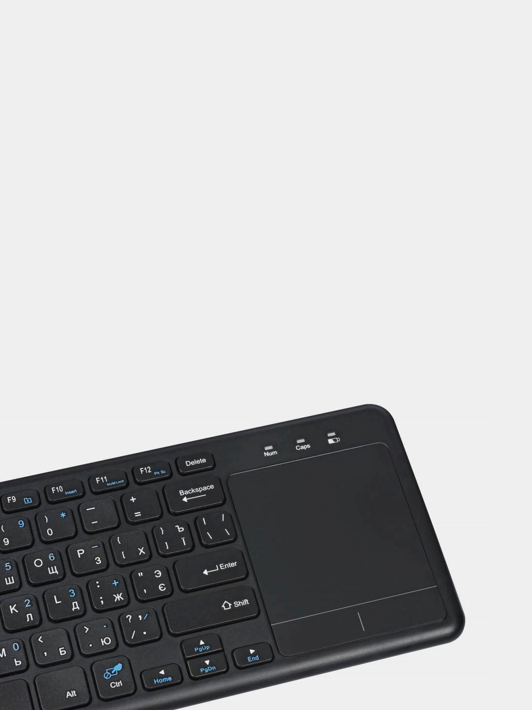 Klaviatura 2E Touch Keyboard KT100 WL BLACK 2E-KT100WB