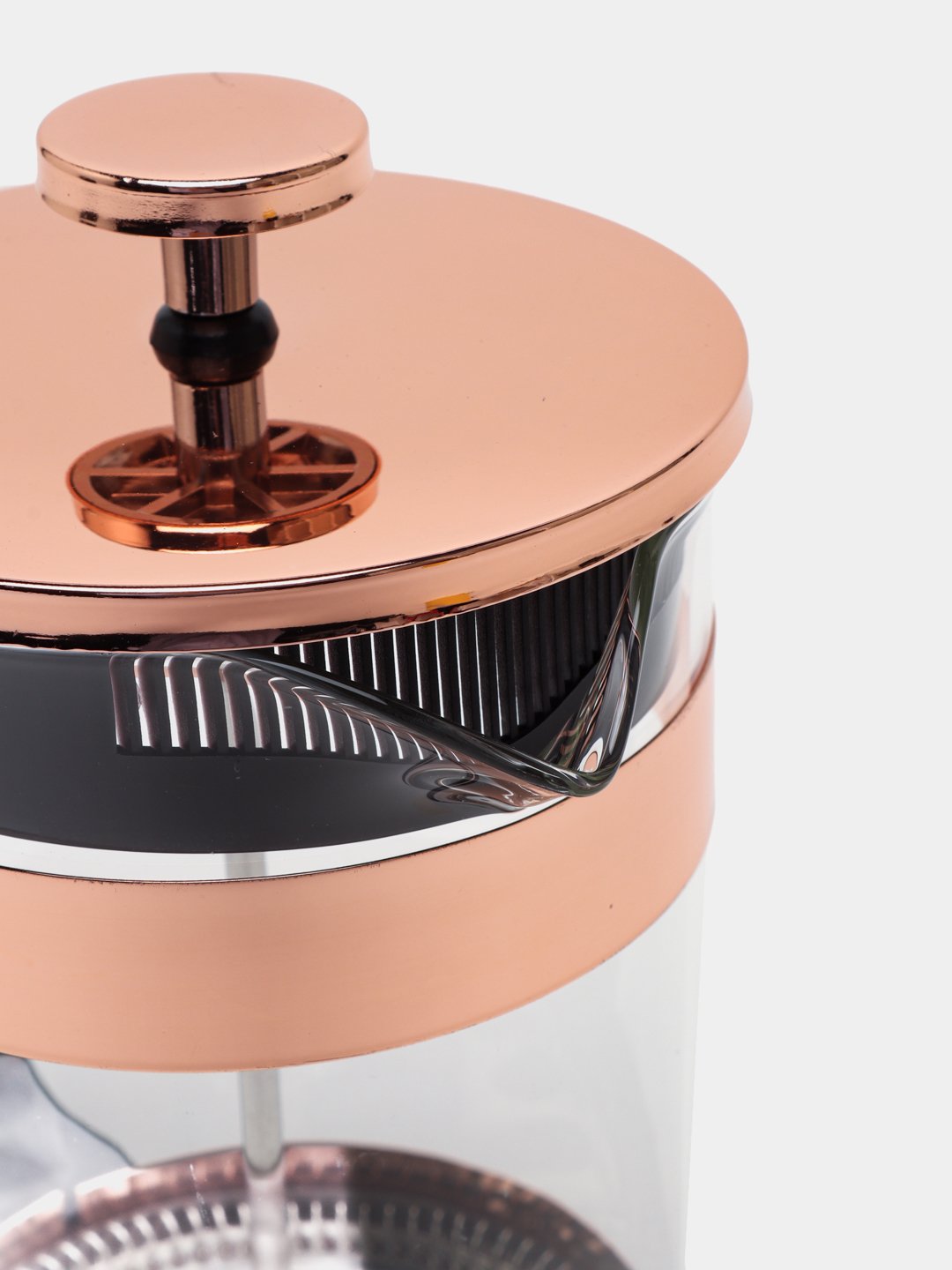 French-press choynak, pompa bilan, qahva va choy uchun 800 ml