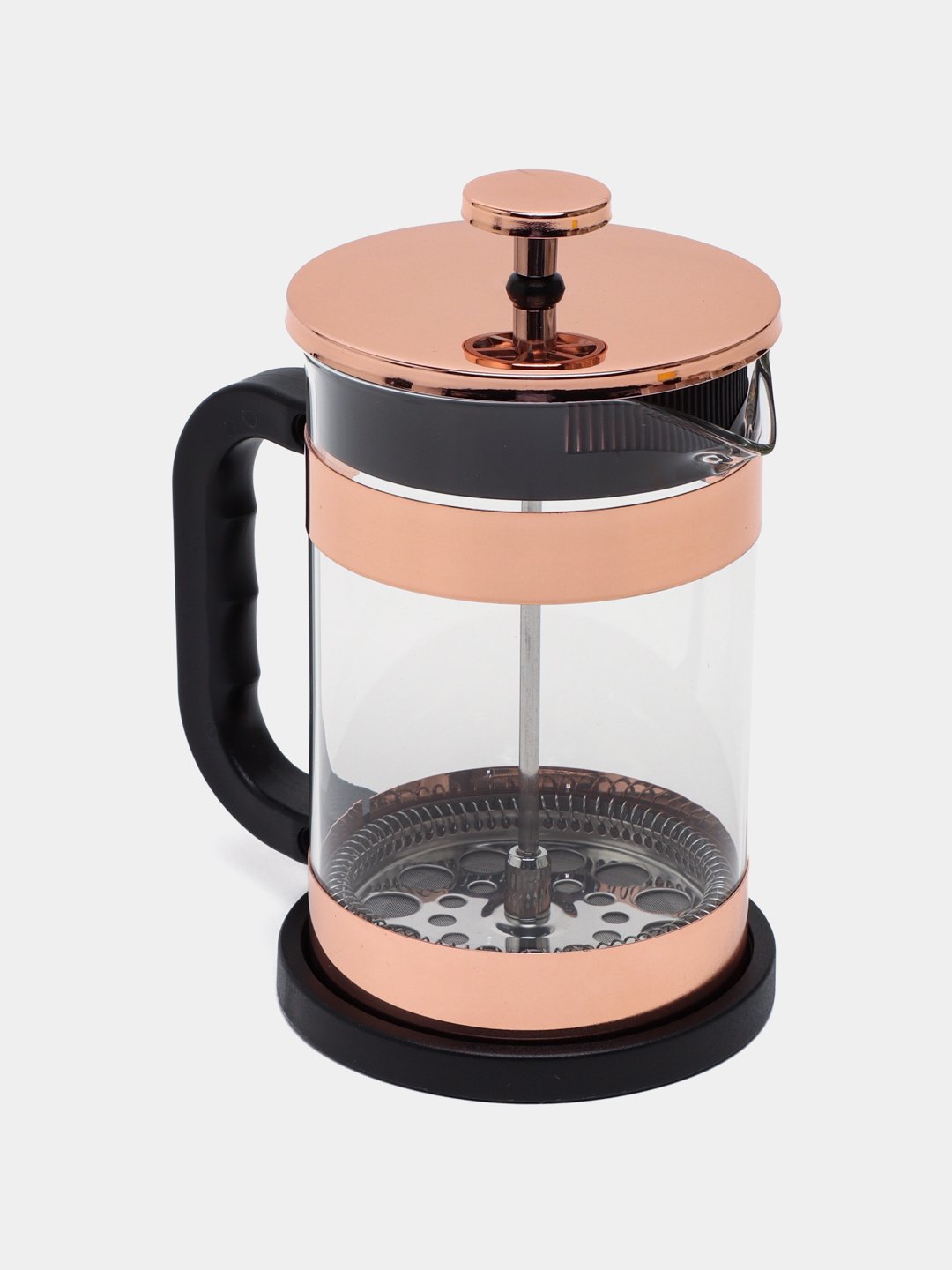 French-press choynak, pompa bilan, qahva va choy uchun 800 ml