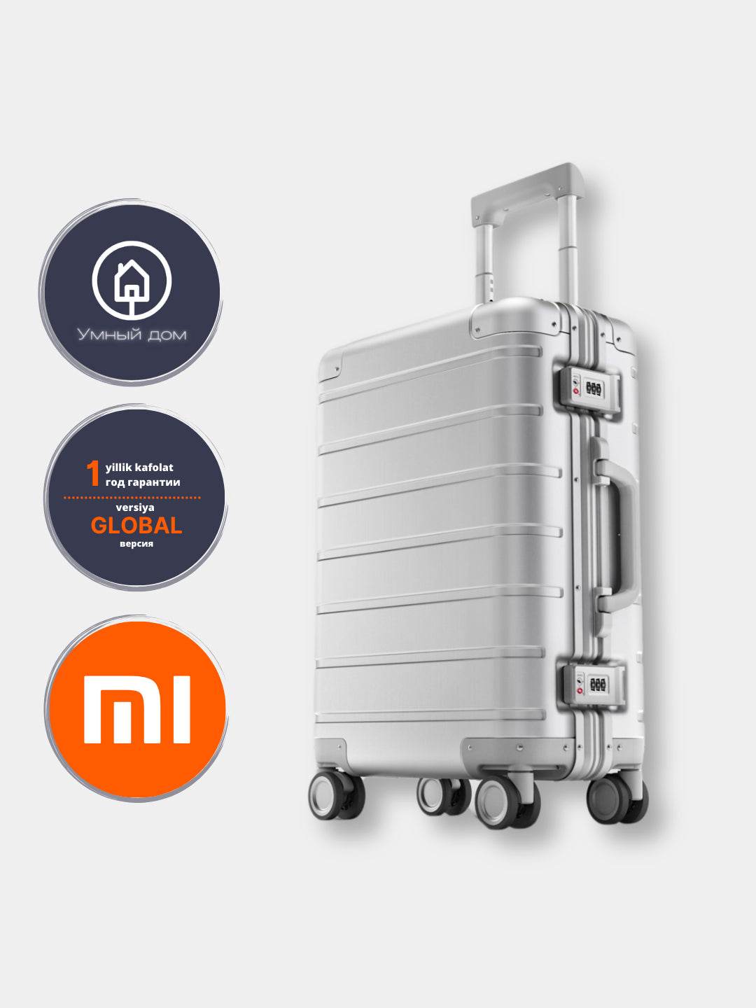 360 metall g'ildirakli chamadon, Xiaomi Mi Metal Carry - on Luggage 20