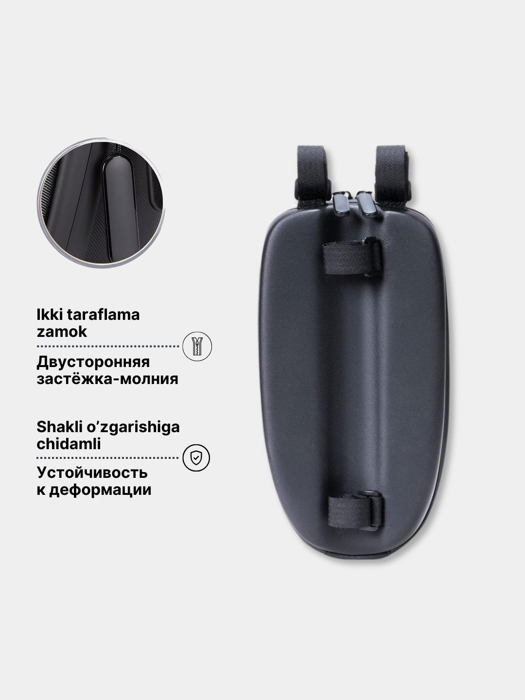 Sumka samokat uchun Xiaomi Mi Electric Scooter Storage Bag, zarbaga bardoshli korpusli