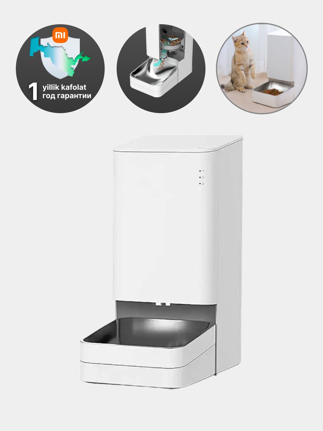 Hayvonlar uchun aqlli avtooxur Xiaomi Smart Pet Food Feeder, masofadan boshqaruv bilan