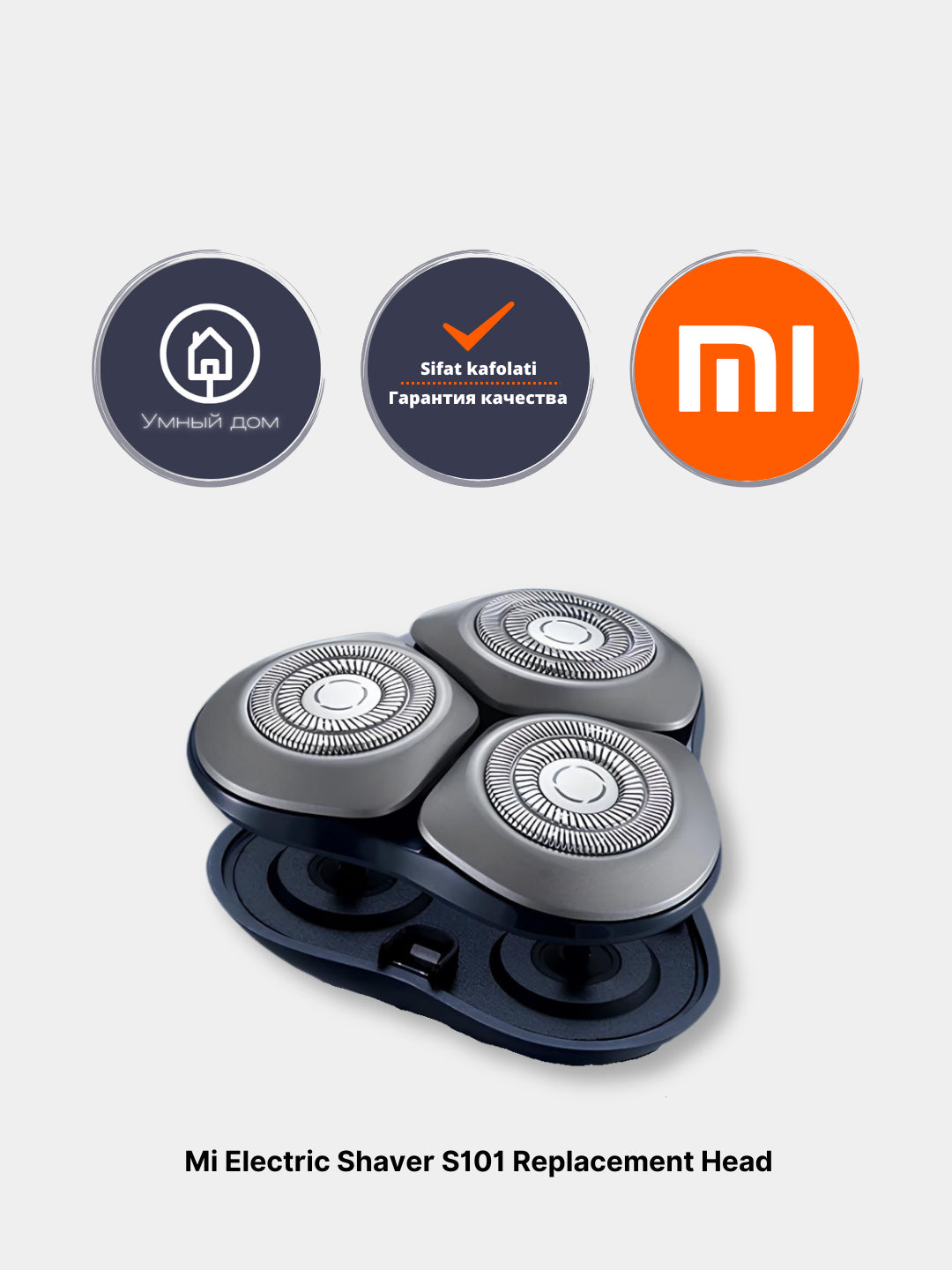 Xiaomi Mi Electric Shaver S700, S101 elektro ustara uchun almashtirish boshi