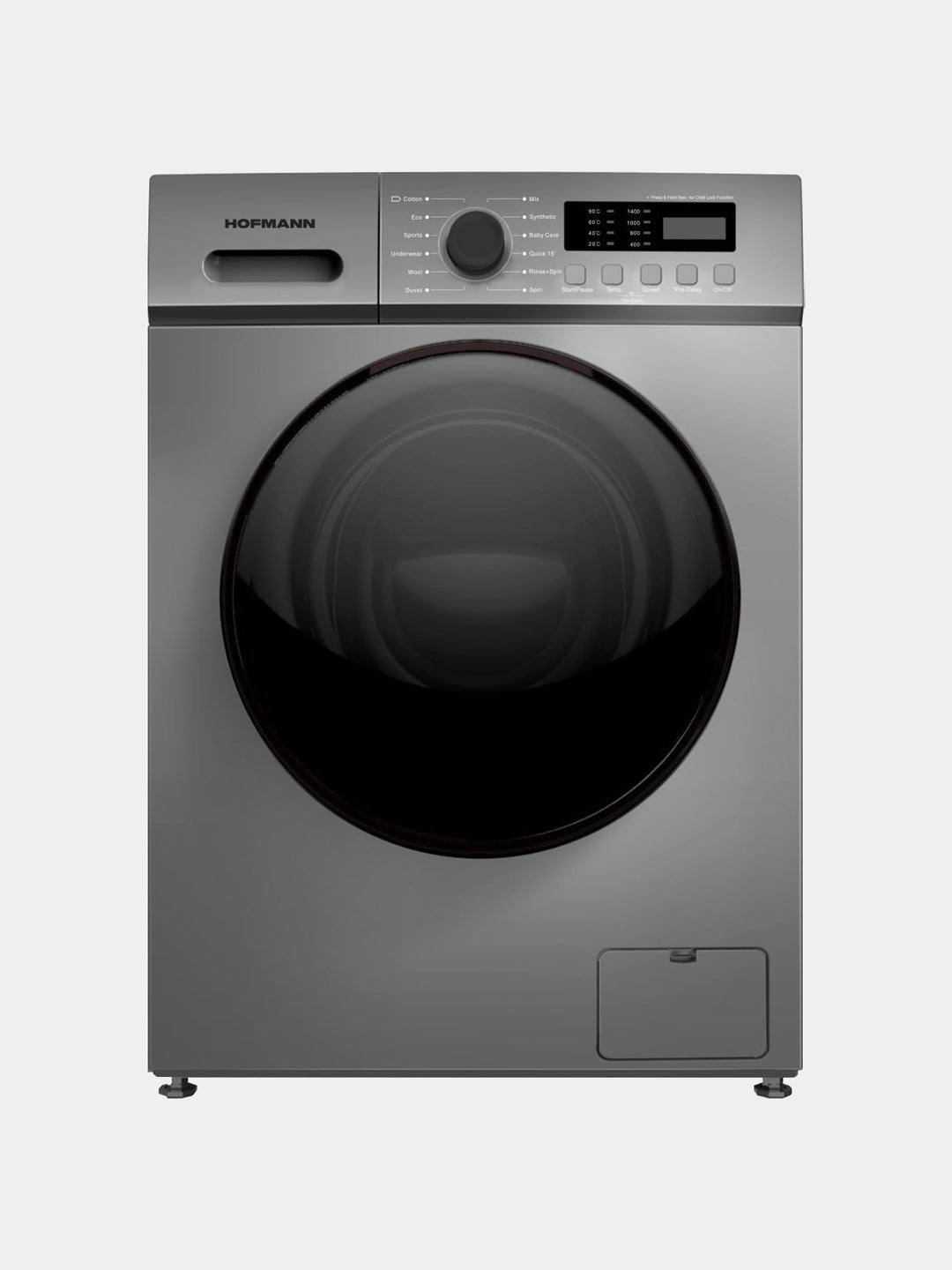 Hofmann wm610bdg2/HF kir yuvish mashinasi, 14 dastur, 6 kg, 1000 rpm