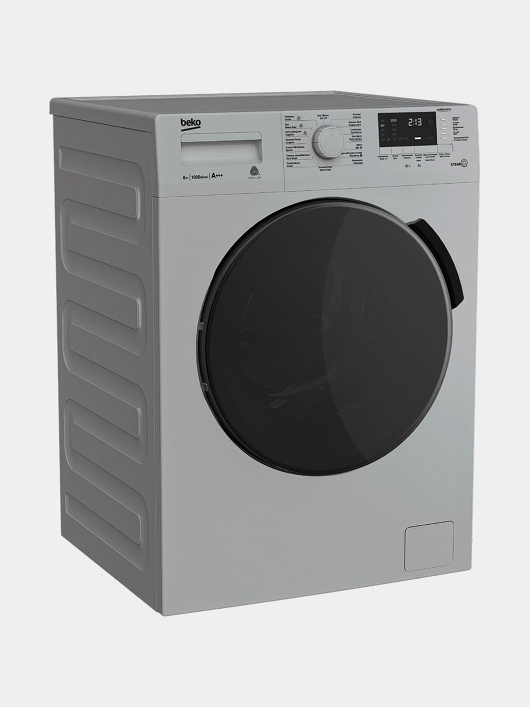 Beko WSRE6512PRS kir yuvish mashinasi, 6 kg, 1000 ob/daq, bug' bilan yuvish