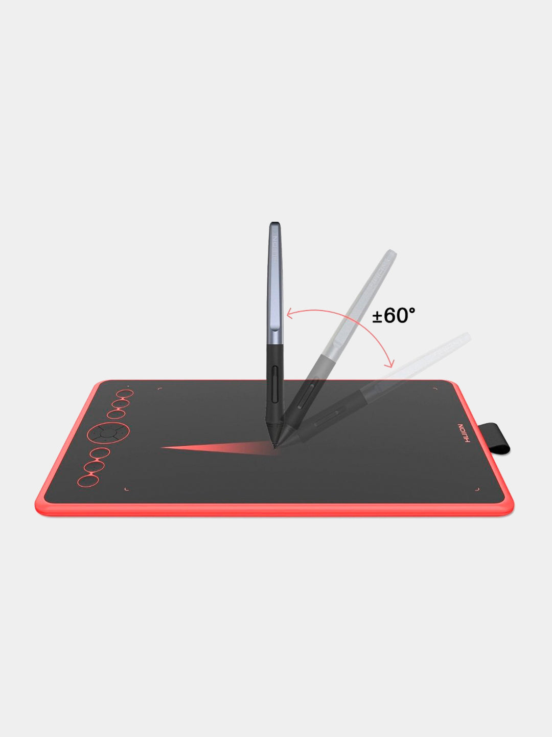 Grafik planshet Huion H320M, qizil H320MCR