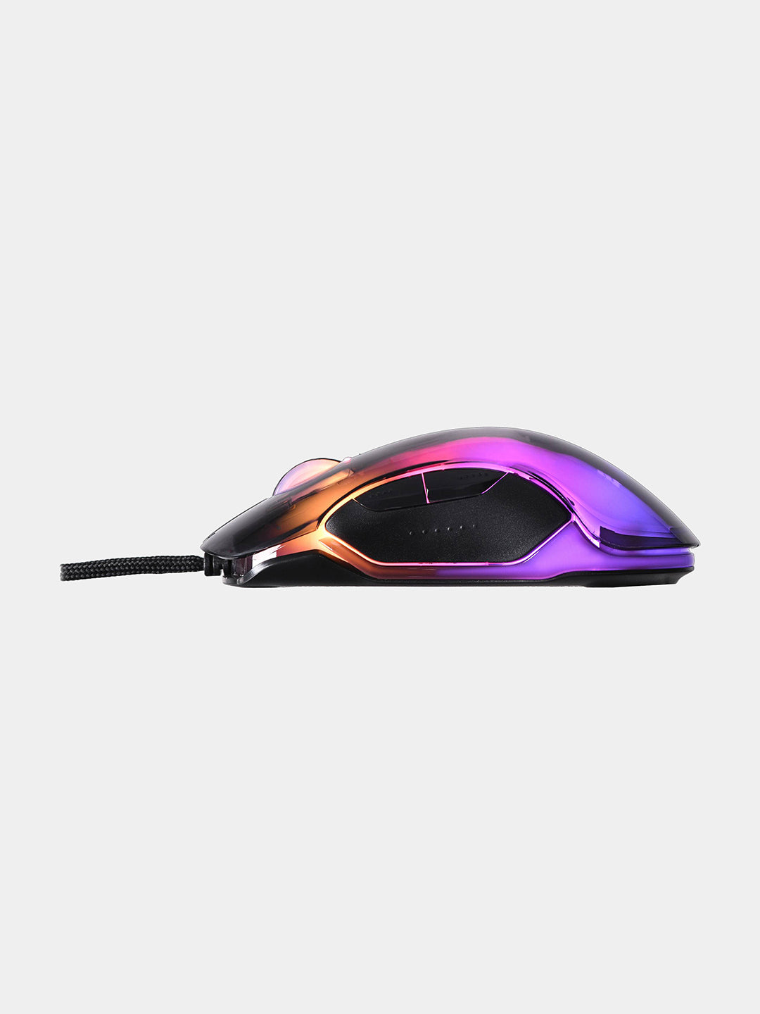 O'yin sichqonchasi 2E Gaming MG345 Transparent, RGB USB Black