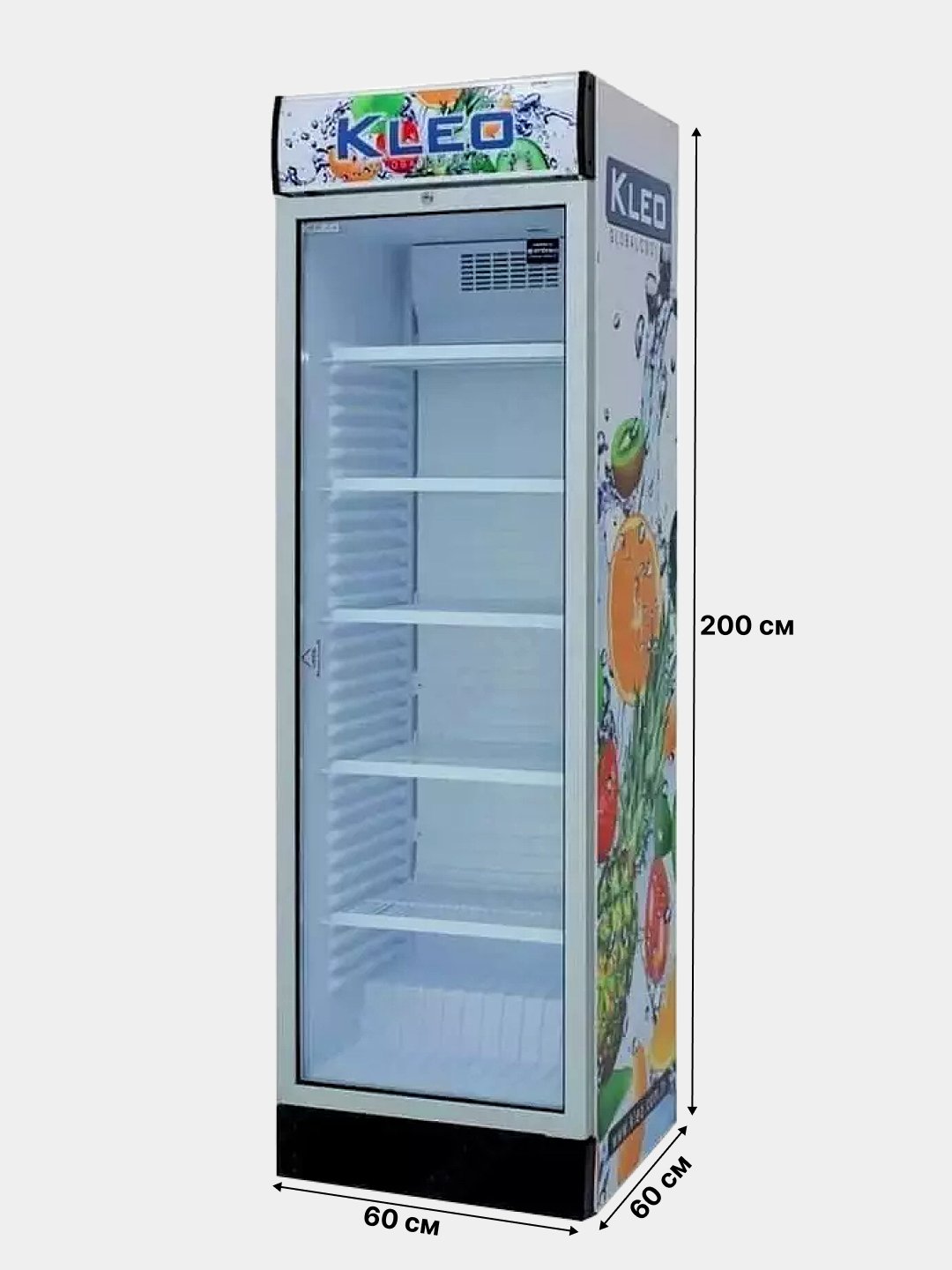 Vitrina uchun muzlatgich Kleo VS 390 T, 365 litr