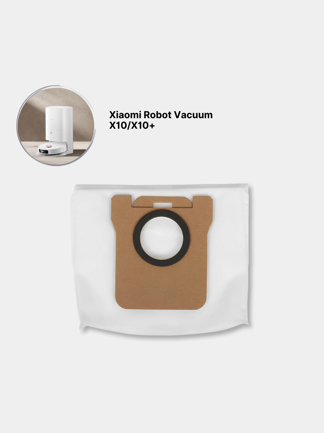 Stansiya uchun almashtiriladigan chang yig'uvchi Xiaomi Mi Robot Vacuum X10/X10+