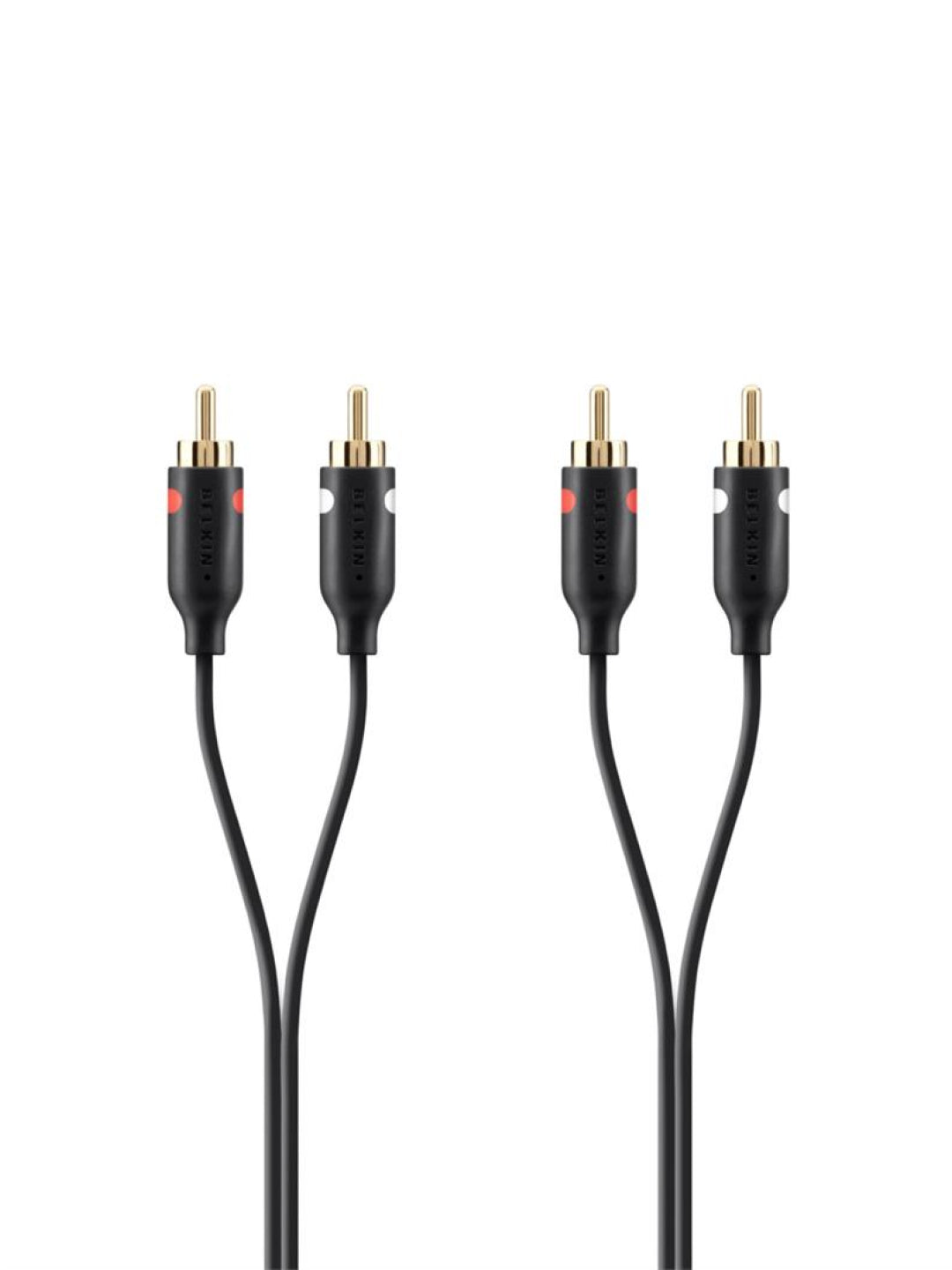 Video kabel Belkin RCAx2 - RCAx2 (M/M) 2m Qora