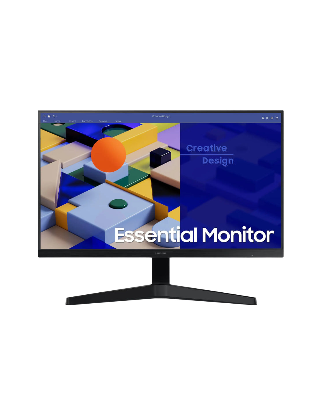 Monitor Samsung Essential S3 S31C 24 dyuymli Full HD 75Hz IPS AMD FreeSync