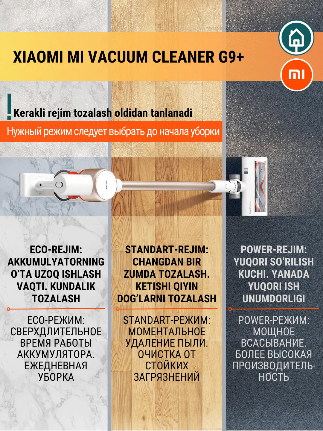 Xiaomi Vacuum Cleaner G9 Plus