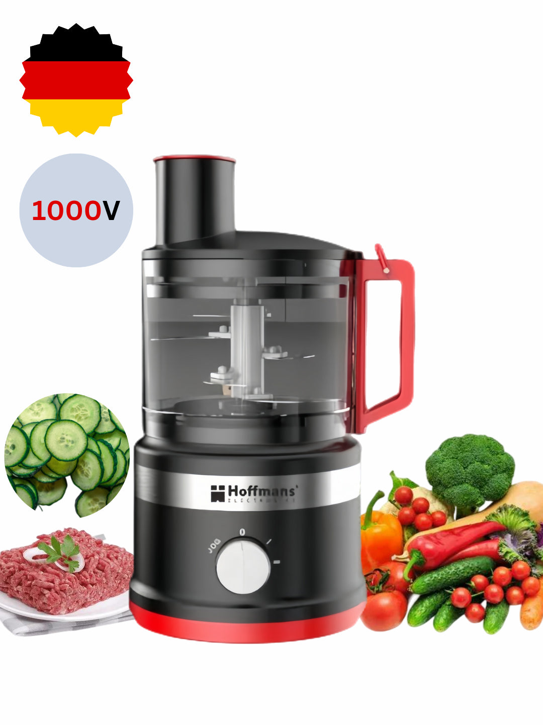 Chopper - elektr maydalagich, oshxona blenderi, mikser, 1000 Vt