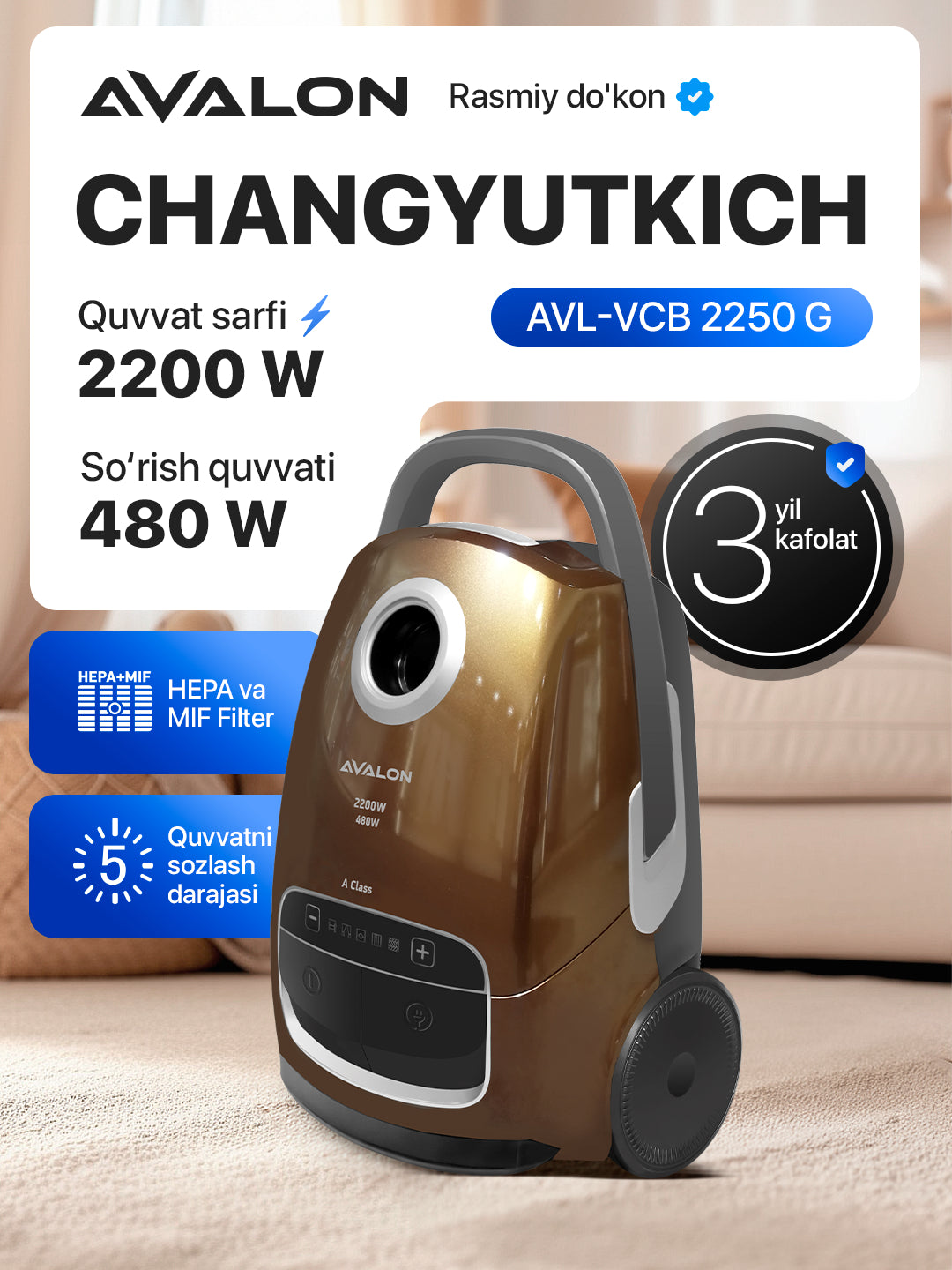 Changyutgich Avalon AVL-VCB2250