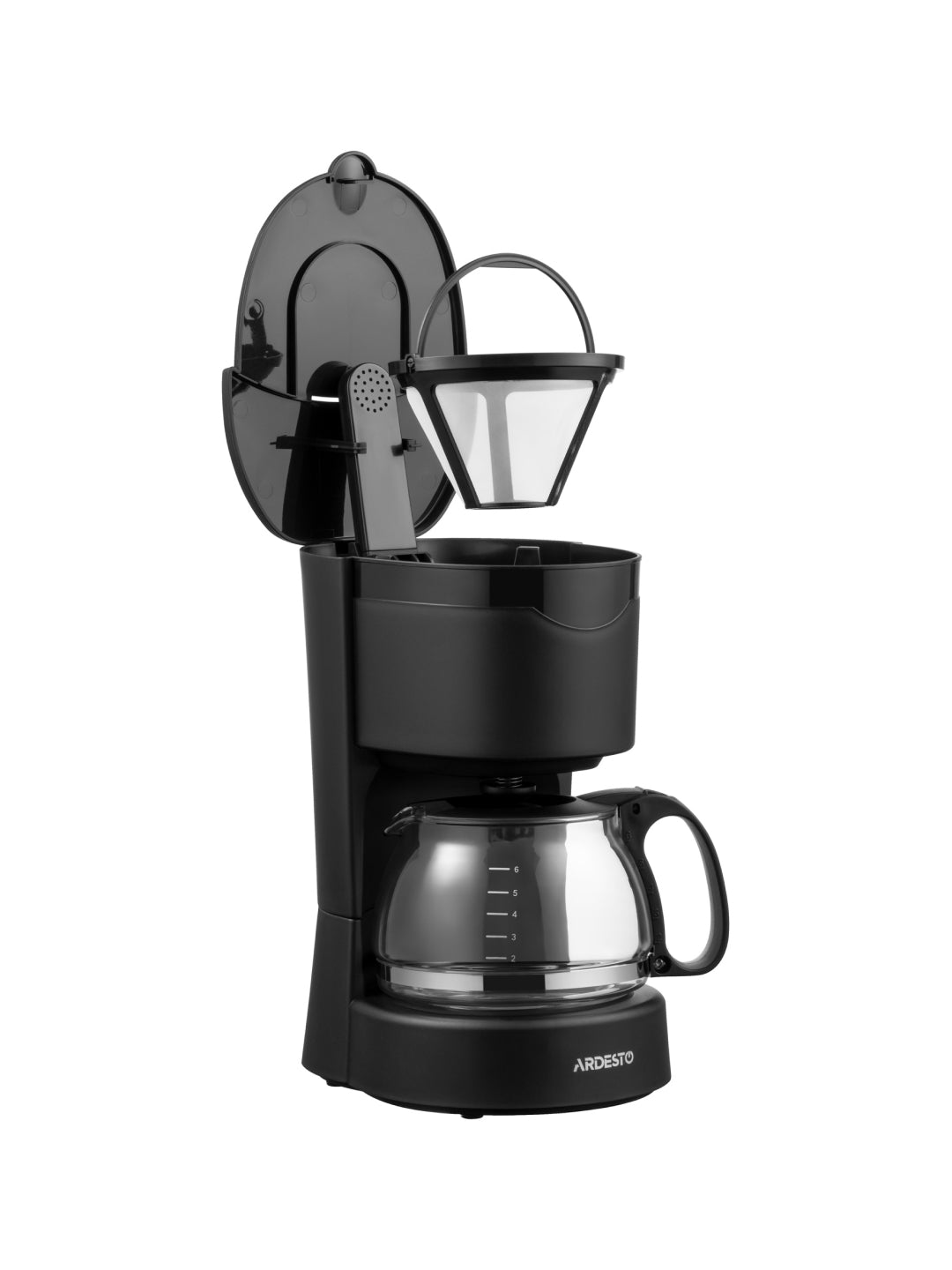 ARDESTO YCM-D060 tomchilatib qahva qaynatgich, hajmi 600 ml, tejamkor energiya sarfi 650Vt
