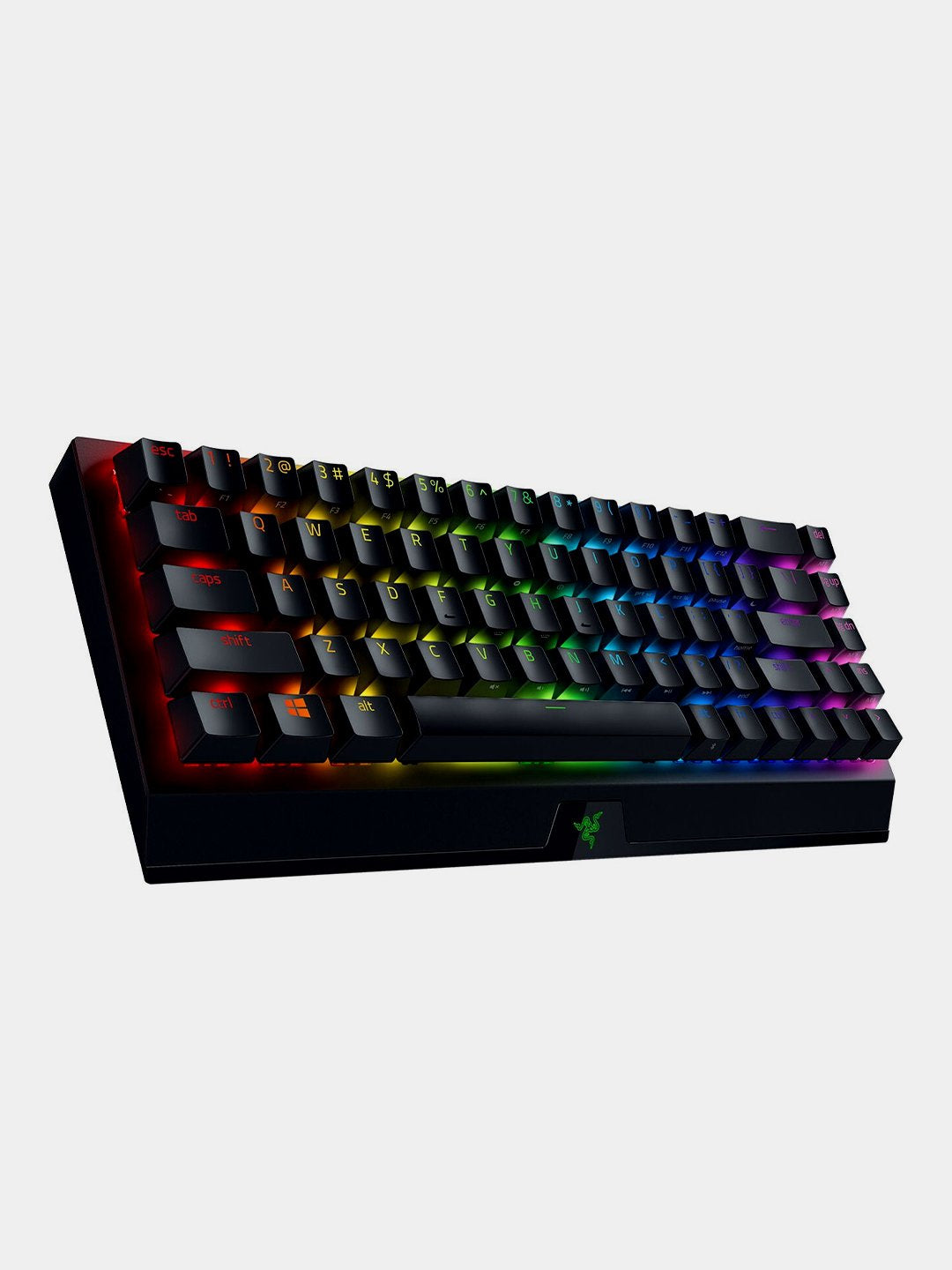 O'yin klaviaturasi RAZER BlackWidow V3 Yellow Switch USB RU RGB, qora