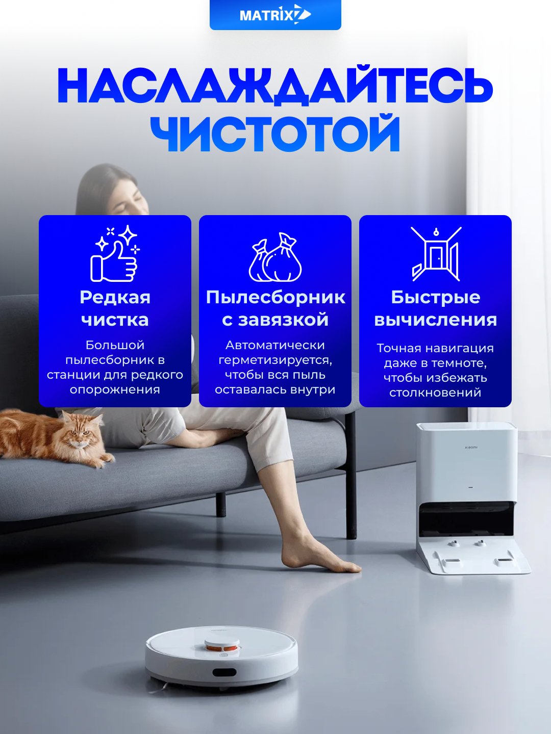 Xiaomi Robot vakuum S10 EU robot changyutgichi oq