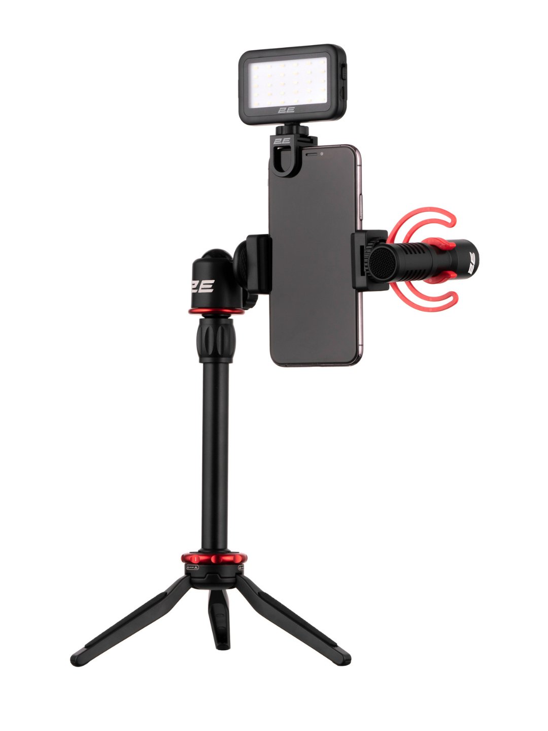 2E AU-SM10S Vlog KIT Maono mobil qurilmalari uchun shtativli mikrofon, 3.5 mm