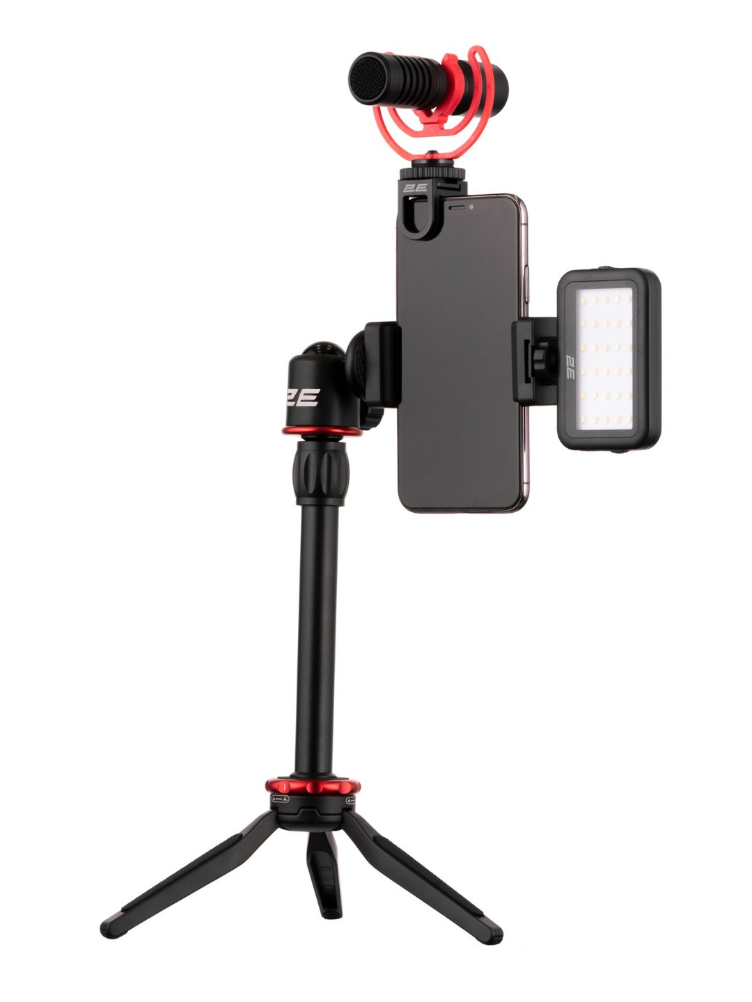 2E AU-SM10S Vlog KIT Maono mobil qurilmalari uchun shtativli mikrofon, 3.5 mm
