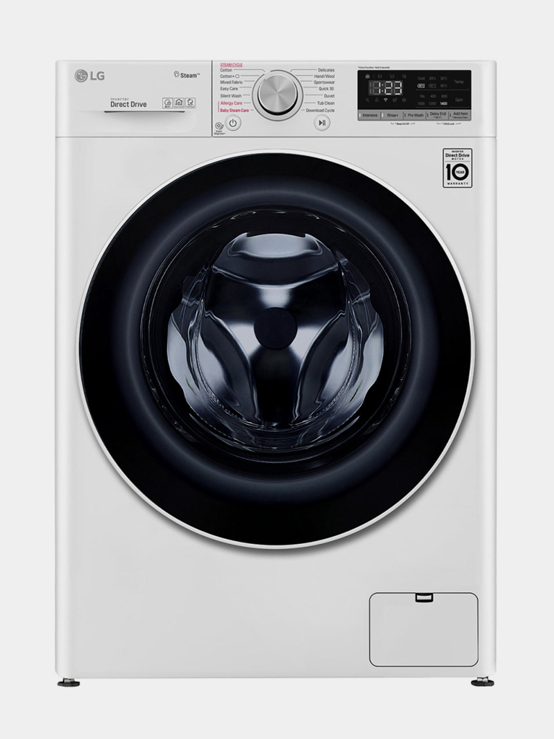 Kir yuvish mashinasi LG F2V5PS0W Inverter, 8 kg